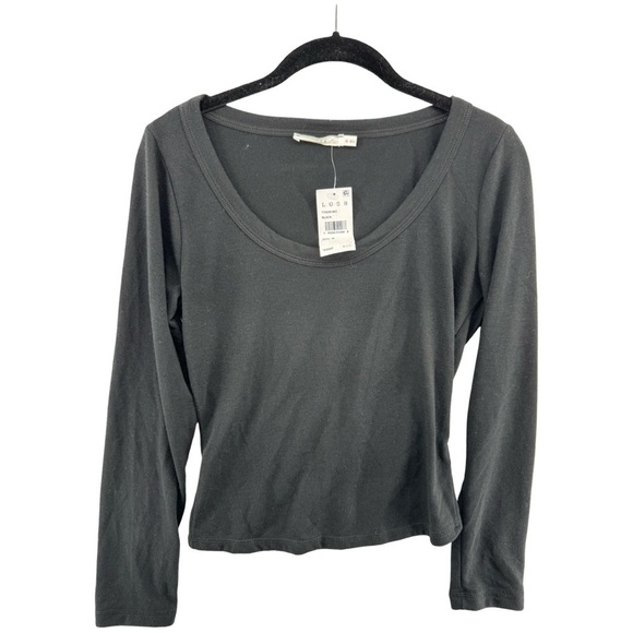 Lush Tops - Lush Black Long Sleeve Top - NWT